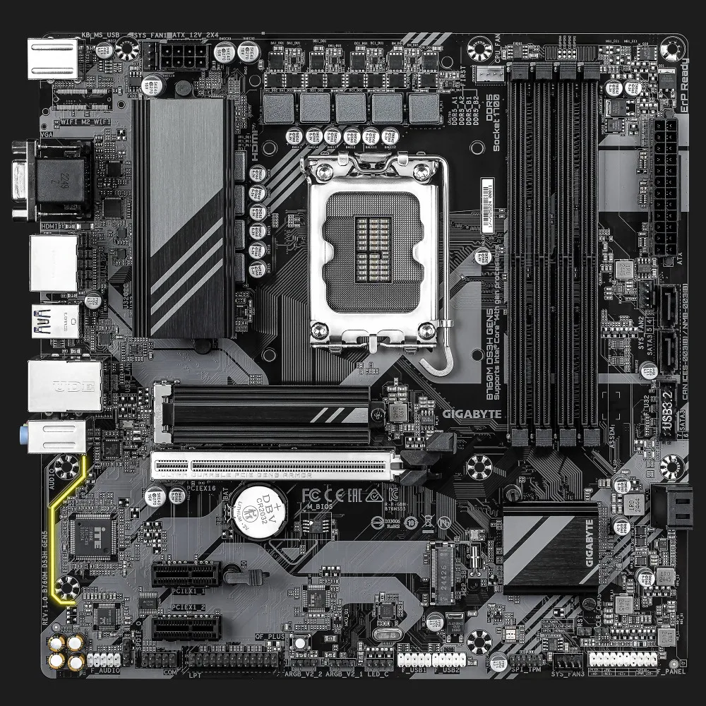 Материнская плата GIGABYTE B760M DS3H GEN5 (B760M DS3H GEN5)