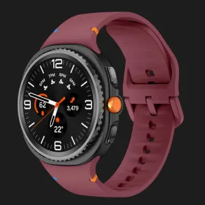 Ремешок Silicone Strap для Samsung Galaxy Watch Ultra 2/Ultra (Wine Red) в Полтаве