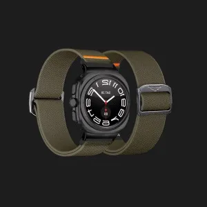 Ремінець Nylon Strap для Samsung Galaxy Watch Ultra 2/Ultra (Army Green) в Хмельницькому