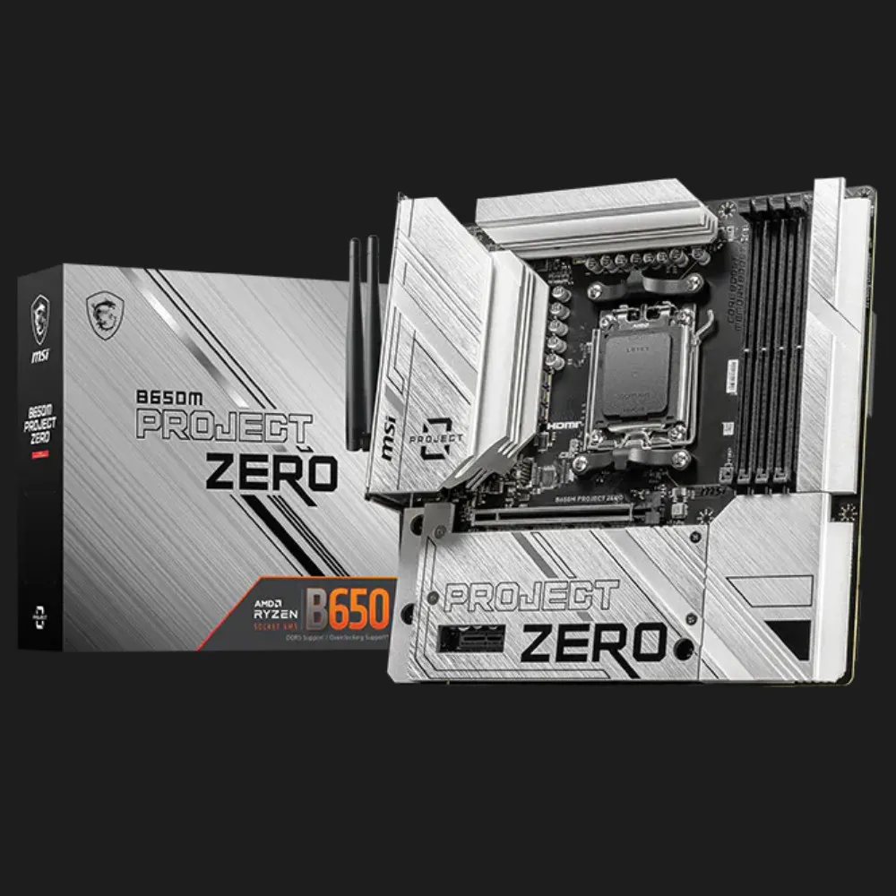 Материнская плата MSI B650M PROJECT ZERO (sAM5) (B650M PROJECT ZERO)