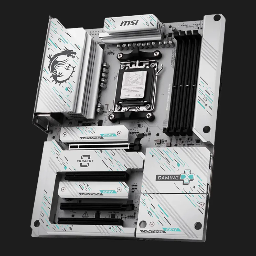 Материнська плата MSI B850 GAMING PLUS WIFI PZ (B850 GAMING PLUS WIFI PZ) — фото 3