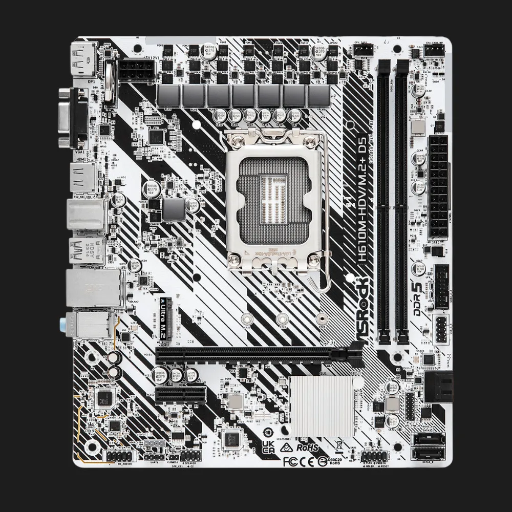 Материнська плата ASRock H610M-HDV/M.2+ D5 (s1700) (H610M-HDV/M.2+ D5)