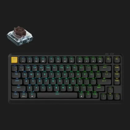 Ігрова клавіатура Keychron J1 82 Key RGB K Pro Brown (Black) (J1-H3-UA)