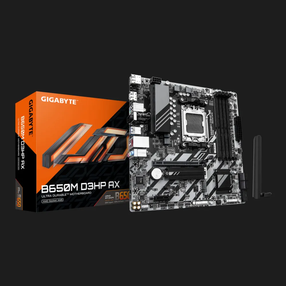 Материнська плата GIGABYTE B650M D3HP AX 1.3 (B650M D3HP AX 1.3) — фото 3
