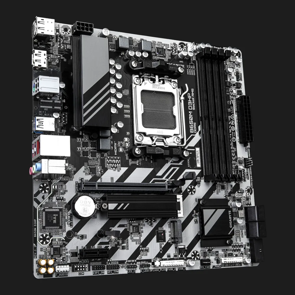 Материнська плата GIGABYTE B650M D3HP 1.3 (B650M D3HP 1.3) — фото 2
