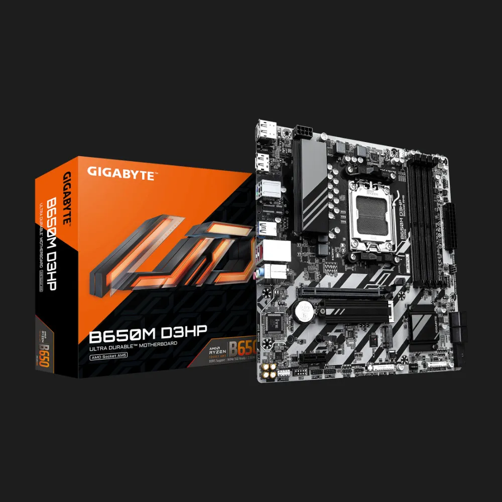 Материнська плата GIGABYTE B650M D3HP 1.3 (B650M D3HP 1.3) — фото 3