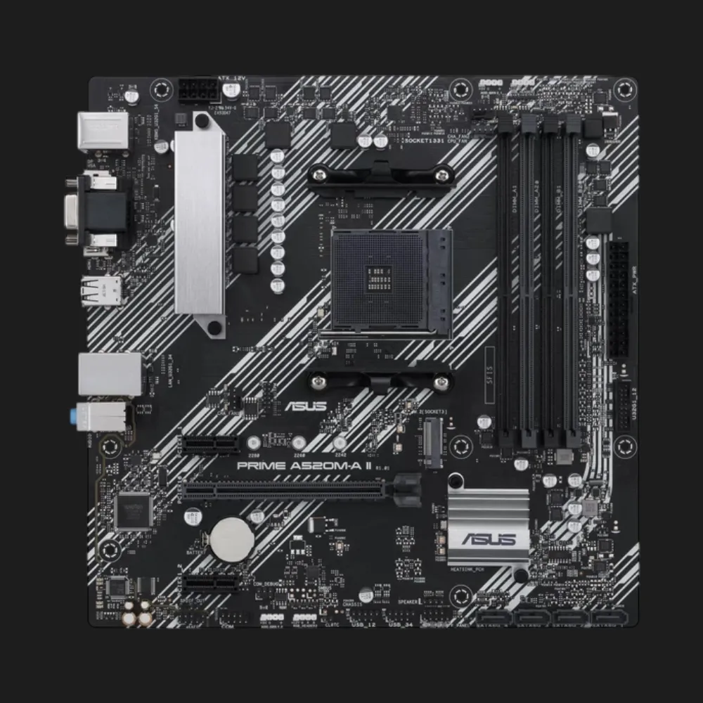 Материнська плата ASUS PRIME A520M-A II/CSM (90MB17H0-M0EAYC)
