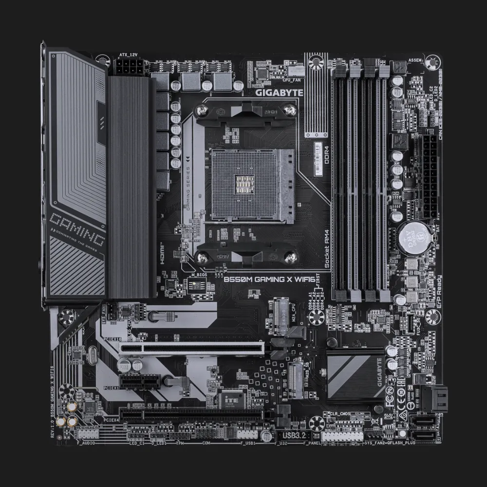 Материнська плата GIGABYTE B550M GAMING X WIFI6 (B550M GAMING X WIFI6)