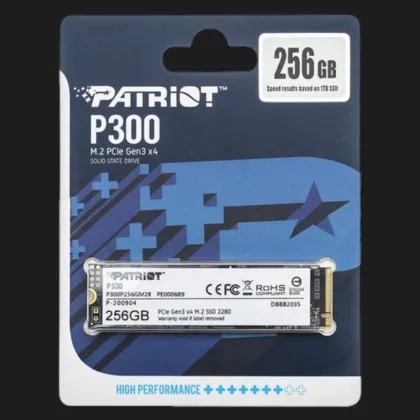 Накопичувач SSD Patriot P300 256GB NVMe PCIe 3.0 (P300P256GM28)