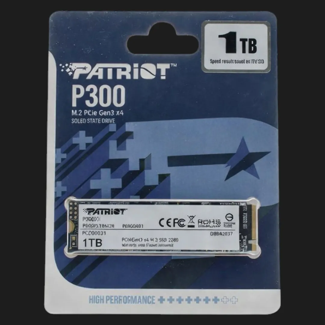 Накопичувач SSD Patriot P300 1TB NVMe PCIe 3.0 (P300P1TBM28)
