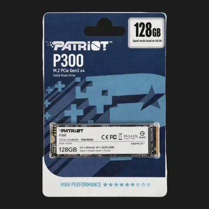 Накопичувач SSD Patriot P300 128GB NVMe PCIe 3.0 (P300P128GM28)