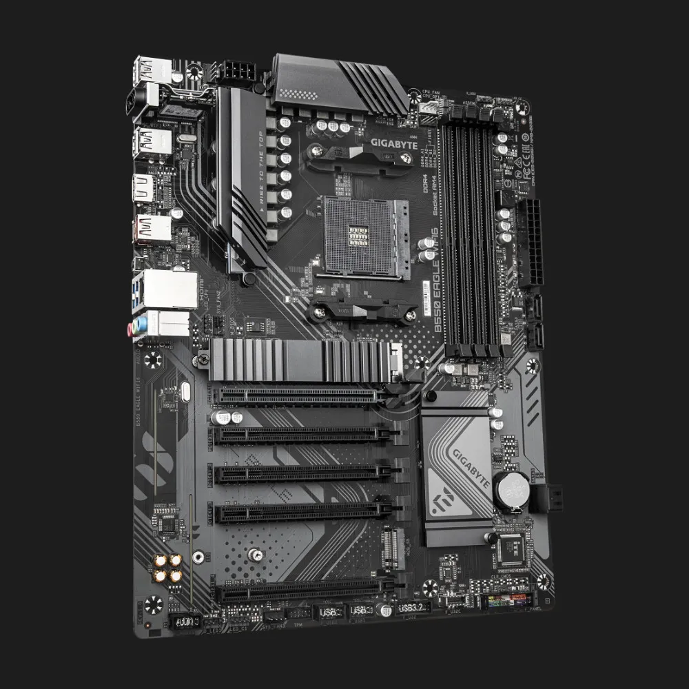 Материнська плата GIGABYTE B550 EAGLE WIFI6 1.0 (B550 EAGLE WIFI6 1.0) — фото 2