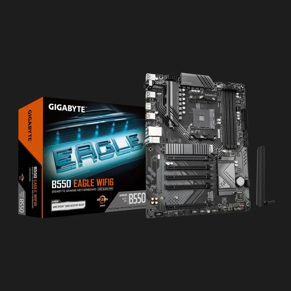 Материнська плата GIGABYTE B550 EAGLE WIFI6 1.0 (B550 EAGLE WIFI6 1.0) — фото 4