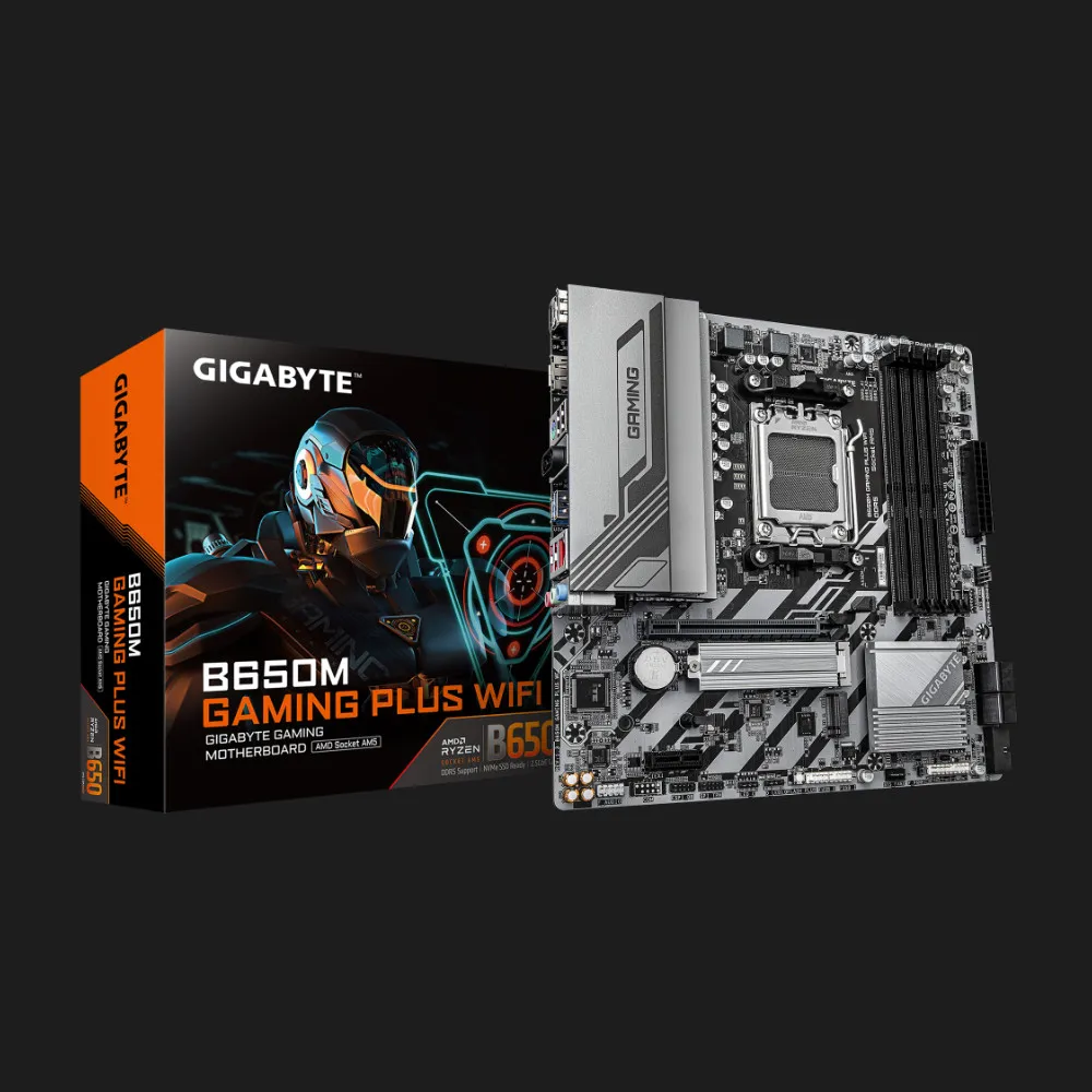 Материнська плата GIGABYTE B650M GAMING PLUS WIFI 1.3 (B650M GAMING PLUS WF 1.3)