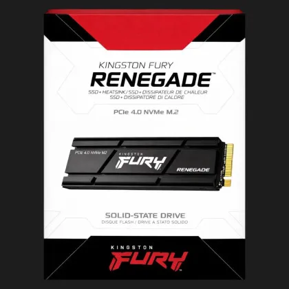 Накопичувач SSD Kingston Fury Renegade 1TB NVMe PCIe 4.0 (SFYRSK/1000G)
