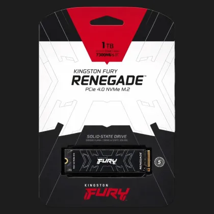 Накопичувач SSD Kingston Fury Renegade 1TB NVMe PCIe 4.0 (SFYRS/1000G)