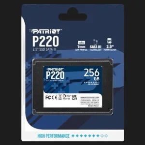 Накопичувач SSD Patriot P220 256GB SATA (P220S256G25)