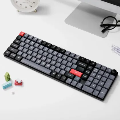 Ігрова клавіатура Keychron K17 Pro 103 Key RGB Gateron MX 2.0 Brown (Black) (K17P-B3-UA)