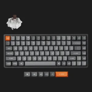 Ігрова клавіатура Keychron K2 Max 84 Key RGB Keychron Super Brown (Black) (K2M-C3-UA)