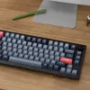 Ігрова клавіатура Keychron V1 Max 84 Key RGB Hot-Swap Gateron Jupiter Red Knob Carbon (Black) (V1MD1_KEYCHRON)