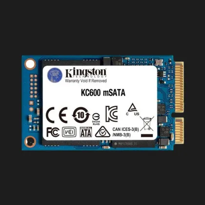 Накопичувач SSD Kingston KC600 512GB mSATA (SKC600MS/512G)