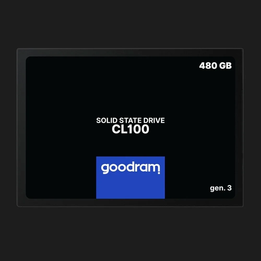 Накопичувач SSD GoodRam CL100 G3 480GB SATA (SSDPR-CL100-480-G3)