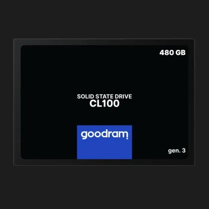 Накопитель SSD GoodRam CL100 G3 480GB SATA (SSDPR-CL100-480-G3)