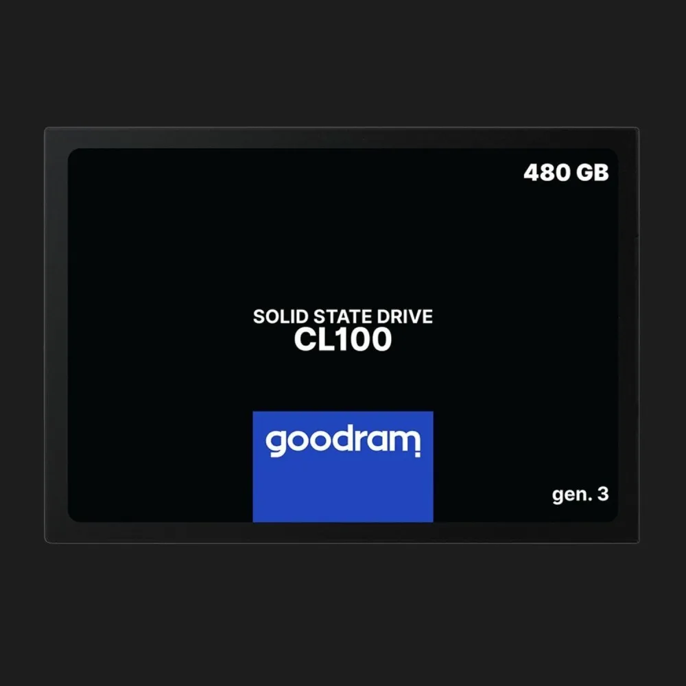 Накопичувач SSD GoodRam CL100 G3 480GB SATA (SSDPR-CL100-480-G3)