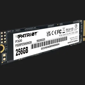 Накопичувач SSD Patriot P320 256GB NVMe PCIe 3.0 (P320P256GM28)