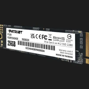 Накопичувач SSD Patriot P320 256GB NVMe PCIe 3.0 (P320P256GM28)