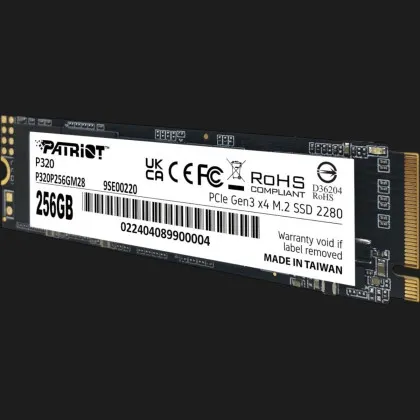Накопичувач SSD Patriot P320 256GB NVMe PCIe 3.0 (P320P256GM28)