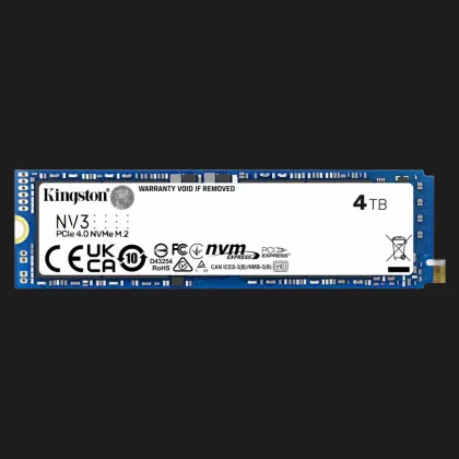 Накопичувач SSD Kingston NV3 4TB NVMe PCIe 4.0 (SNV3S/4000G)