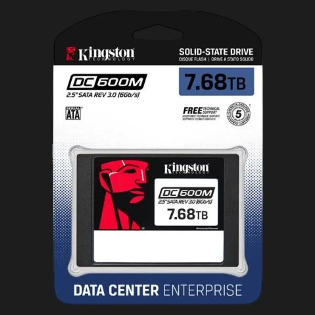 Накопичувач SSD Kingston DC600M 7.68TB SATA (SEDC600M/7680G)