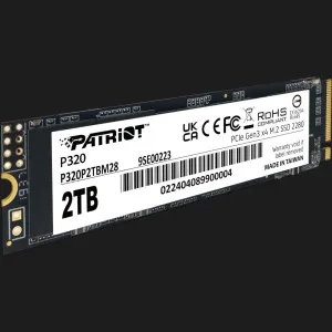 Накопичувач SSD Patriot P320 2TB NVMe PCIe 3.0 (P320P2TBM28)