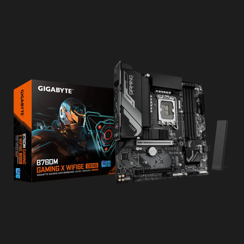 Материнська плата GIGABYTE B760M G X WIFI6E GEN5 (B760M G X WF6E GEN5) — фото 4