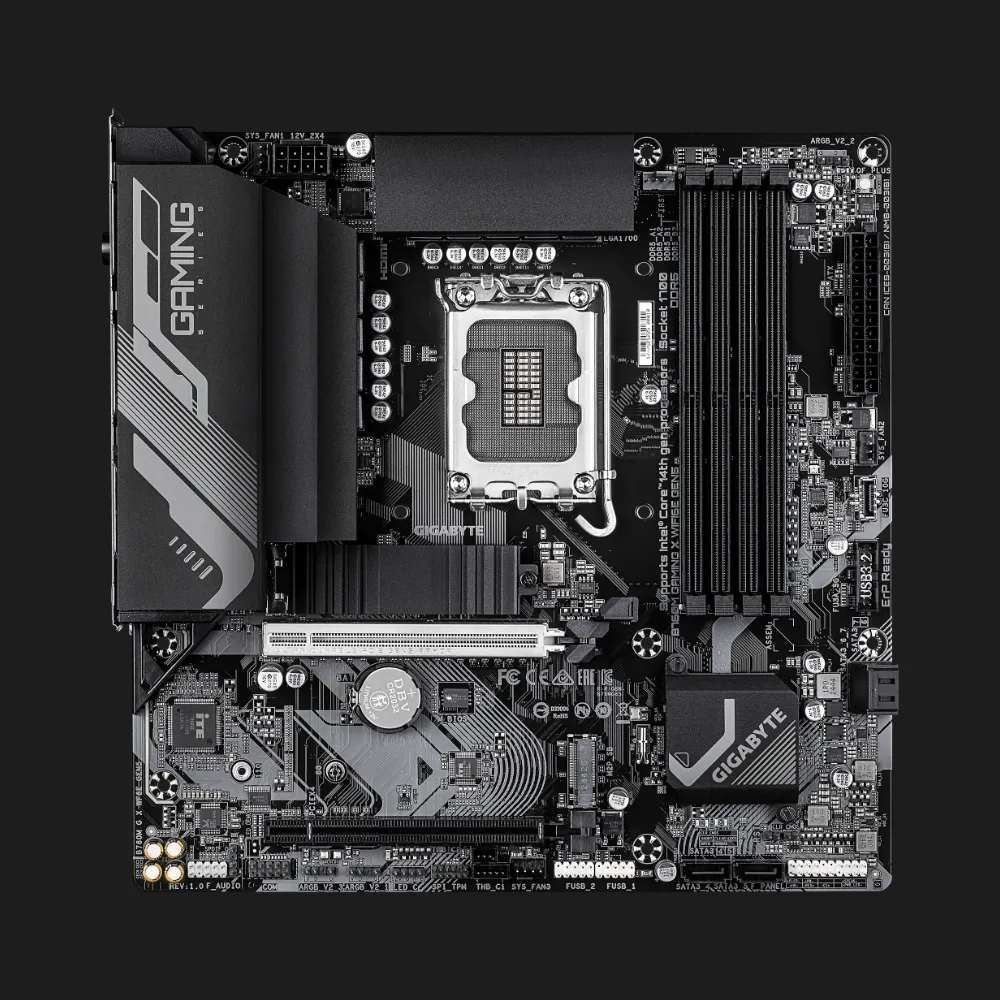 Материнська плата GIGABYTE B760M G X WIFI6E GEN5 (B760M G X WF6E GEN5)
