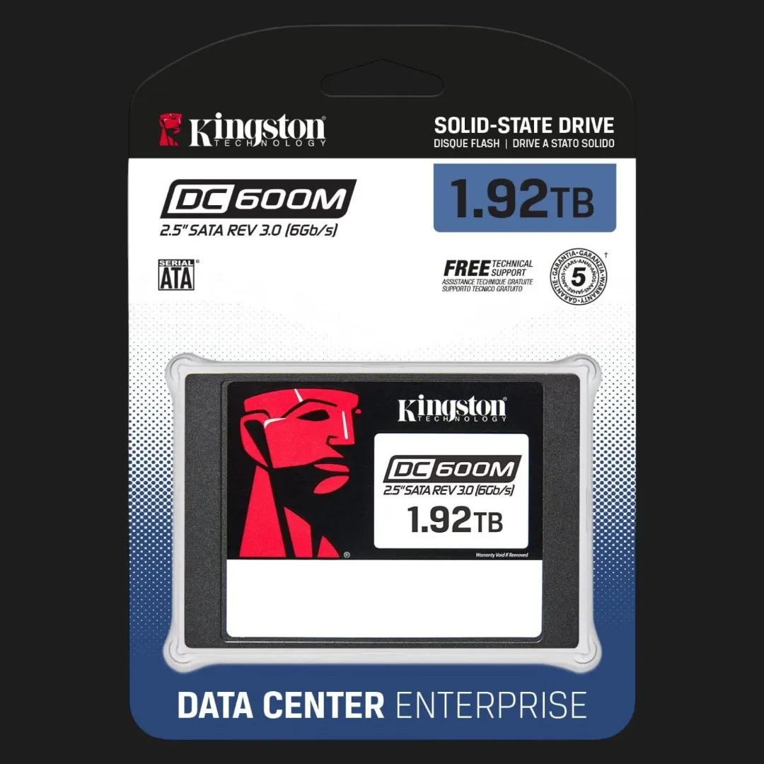 Накопичувач SSD Kingston DC600M 1.92TB SATA (SEDC600M/1920G)