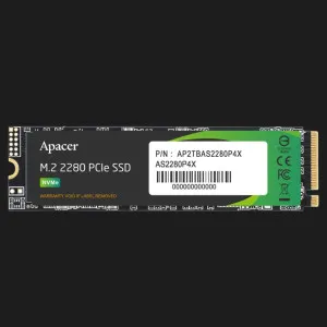 Накопичувач SSD Apacer AS2280P4X 256GB NVMe PCIe 3.0 (AP256GAS2280P4X-1)