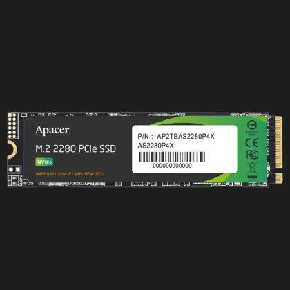 Накопичувач SSD Apacer AS2280P4X 256GB NVMe PCIe 3.0 (AP256GAS2280P4X-1)