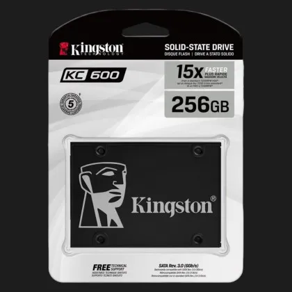 Накопичувач SSD Kingston KC600 256GB SATA (SKC600/256G)