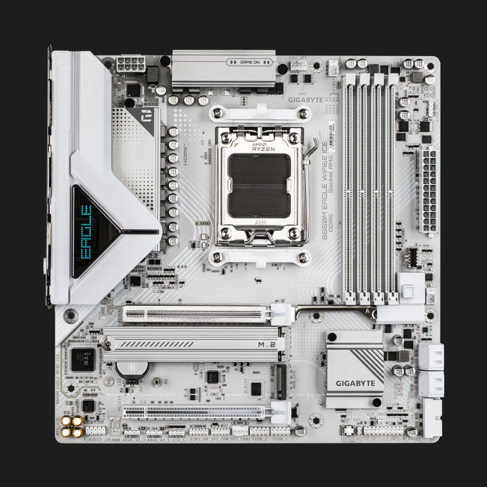 Материнська плата GIGABYTE B850M EAGLE WIFI6E ICE (B850M EAGLE WF6E ICE)