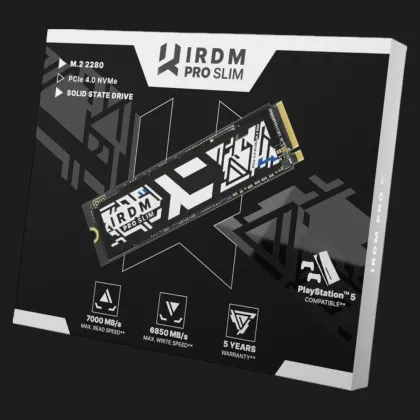 Накопитель SSD Goodram IRDM Pro Slim 2TB NVMe PCIe 4.0 (IRP-SSDPR-P44S-2K0-80)
