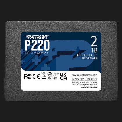 Накопичувач SSD Patriot P220 2TB SATA (P220S2TB25)