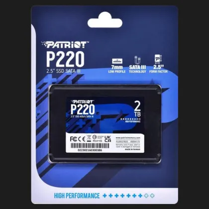 Накопичувач SSD Patriot P220 2TB SATA (P220S2TB25)