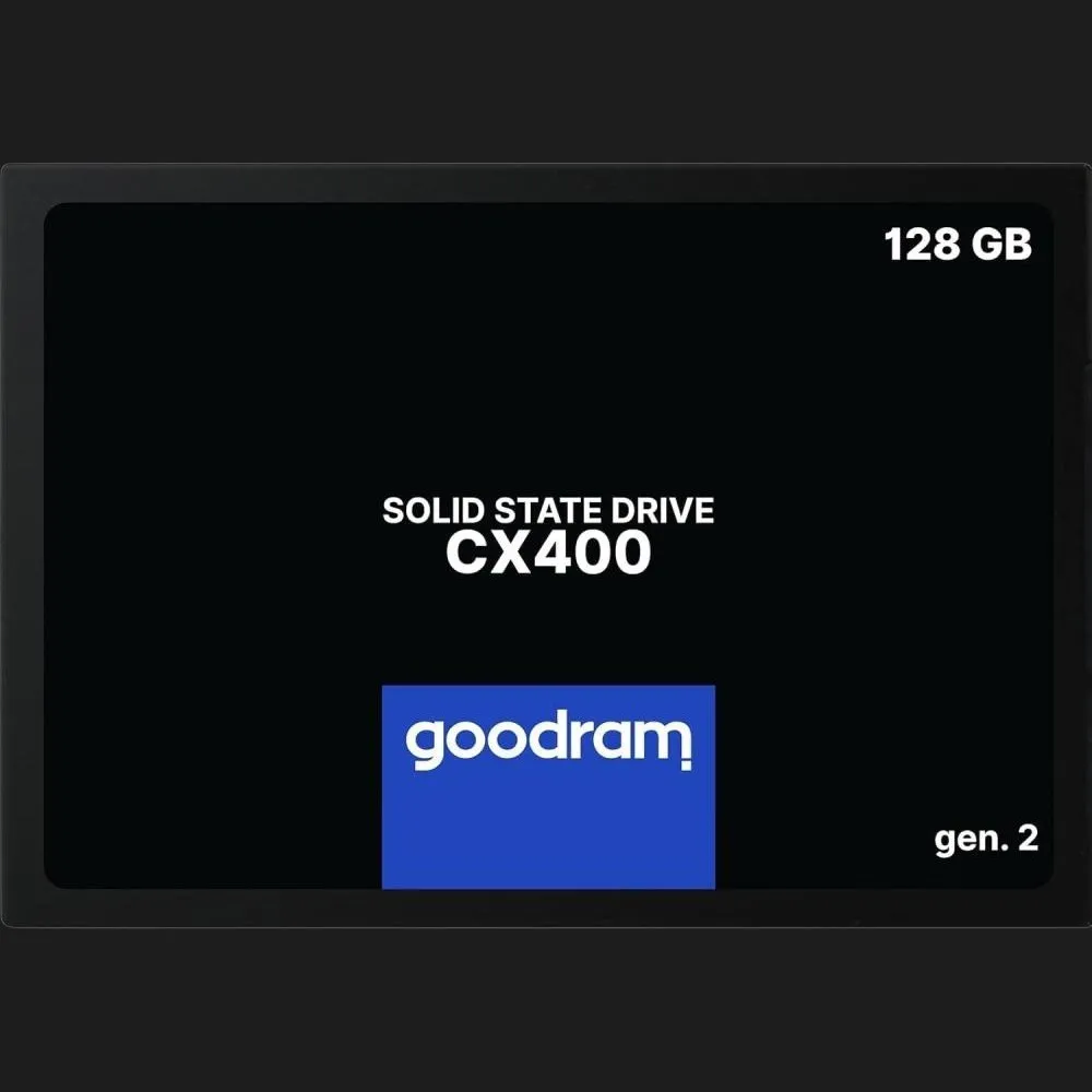Накопичувач SSD Goodram CX400 Gen2 128GB SATA (SSDPR-CX400-128-G2)