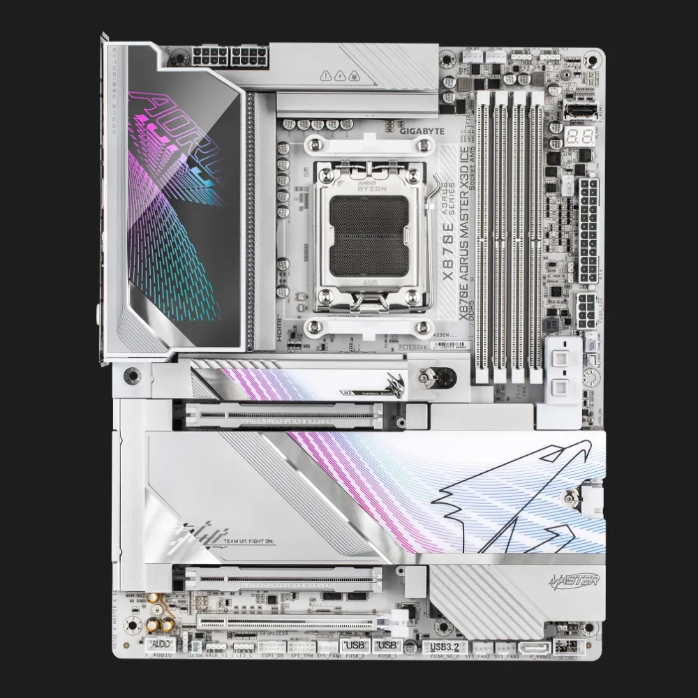 Материнська плата GIGABYTE X870E A MASTER X ICE (sAM5) (X870E A MASTER X ICE)