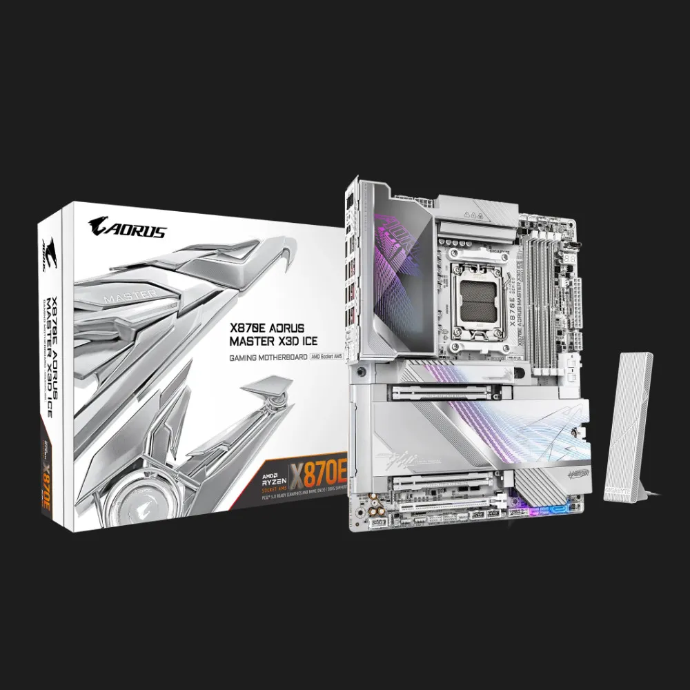 Материнська плата GIGABYTE X870E A MASTER X ICE (sAM5) (X870E A MASTER X ICE) — фото 5