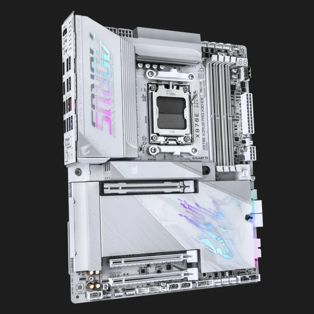 Материнська плата GIGABYTE X870E A PRO X ICE (sAM5) (X870E A PRO X ICE)