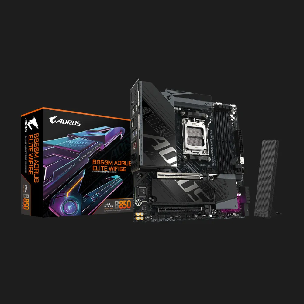 Материнська плата GIGABYTE B850M A ELITE WIFI6E 1.1 (B850M A ELT WF6E 1.1)