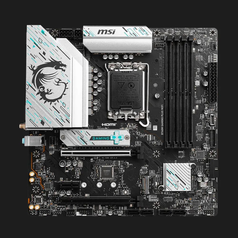 Материнська плата MSI B760M GAMING PLUS WIFI (B760M GAMING PLUS WIFI)